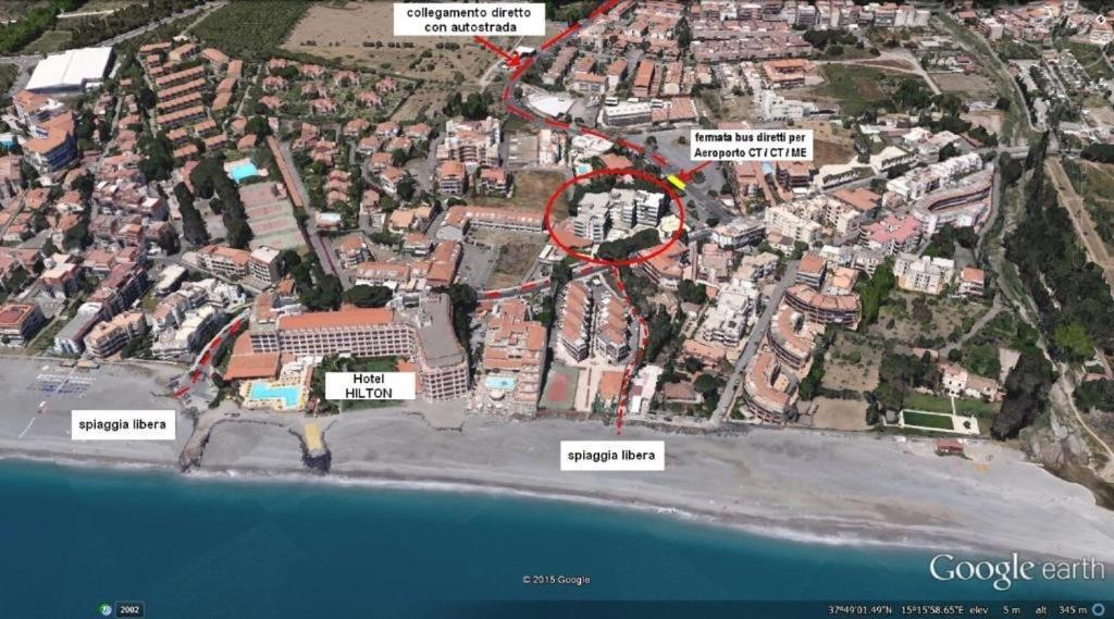 Recanati Seaside Apartment Giardini Naxos Eksteriør bilde